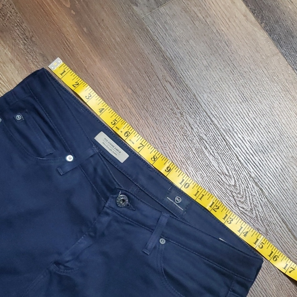 Ag Adriano goldschmied Stevie ankle slim straight dark blue - Picture 6 of 8